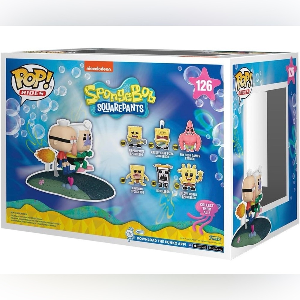 Funko Pop Deluxe Ride #126 SpongeBob SquarePants Brand New - Picture 2 of 7